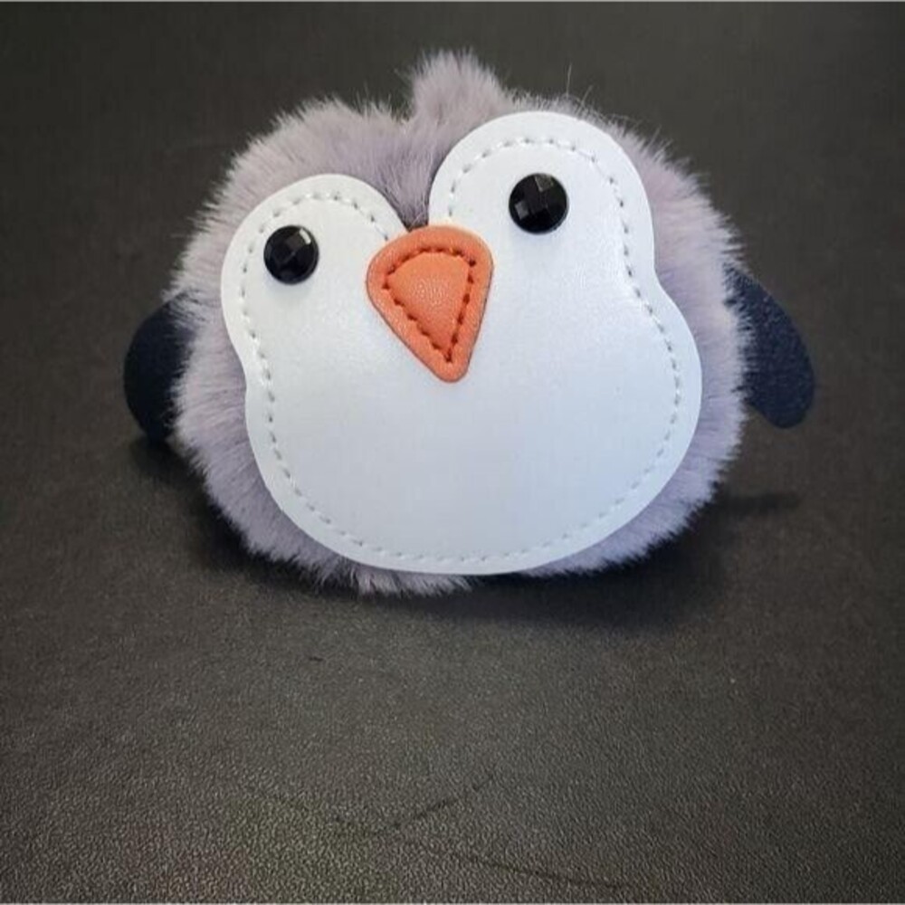**Sale** "I would love to hold your keys for you" penguin keychain fob